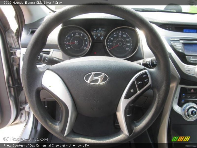 Silver / Gray 2012 Hyundai Elantra GLS