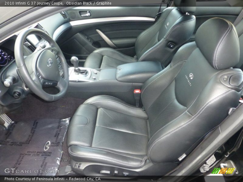 Obsidian Black / Graphite 2010 Infiniti G 37 Journey Coupe