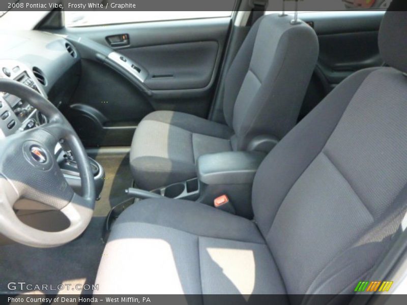 Frosty White / Graphite 2008 Pontiac Vibe