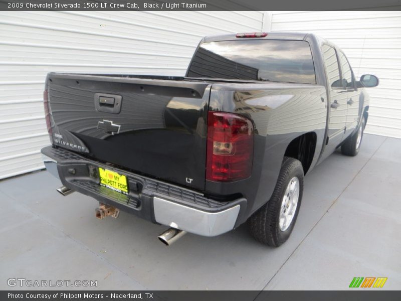 Black / Light Titanium 2009 Chevrolet Silverado 1500 LT Crew Cab