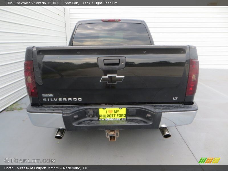 Black / Light Titanium 2009 Chevrolet Silverado 1500 LT Crew Cab