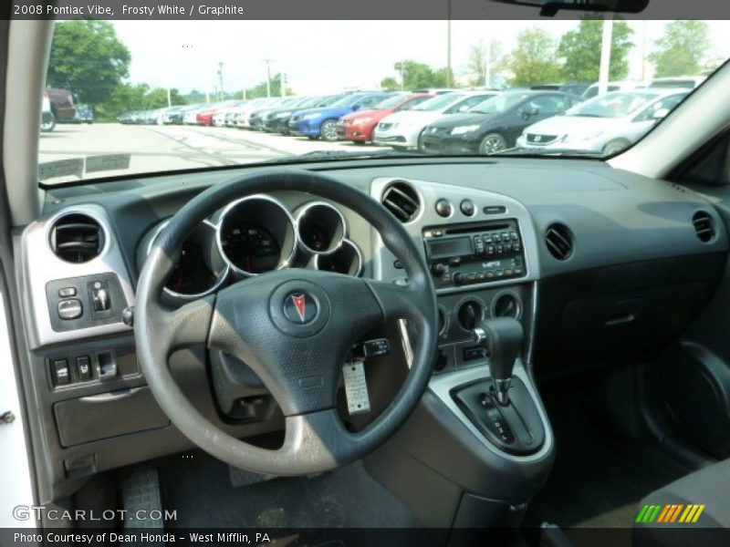 Frosty White / Graphite 2008 Pontiac Vibe