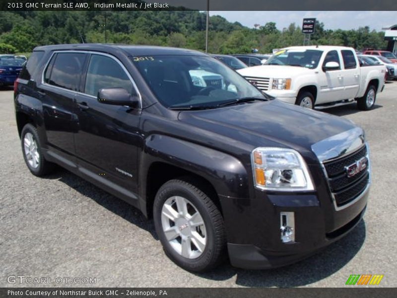 Iridium Metallic / Jet Black 2013 GMC Terrain SLE AWD