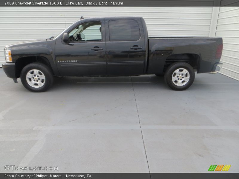 Black / Light Titanium 2009 Chevrolet Silverado 1500 LT Crew Cab