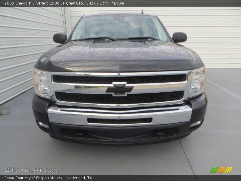 Black / Light Titanium 2009 Chevrolet Silverado 1500 LT Crew Cab