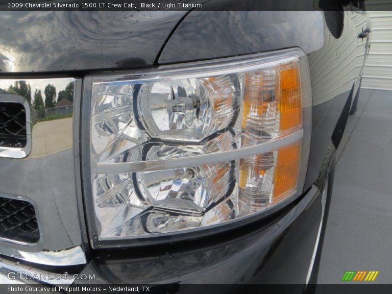 Black / Light Titanium 2009 Chevrolet Silverado 1500 LT Crew Cab
