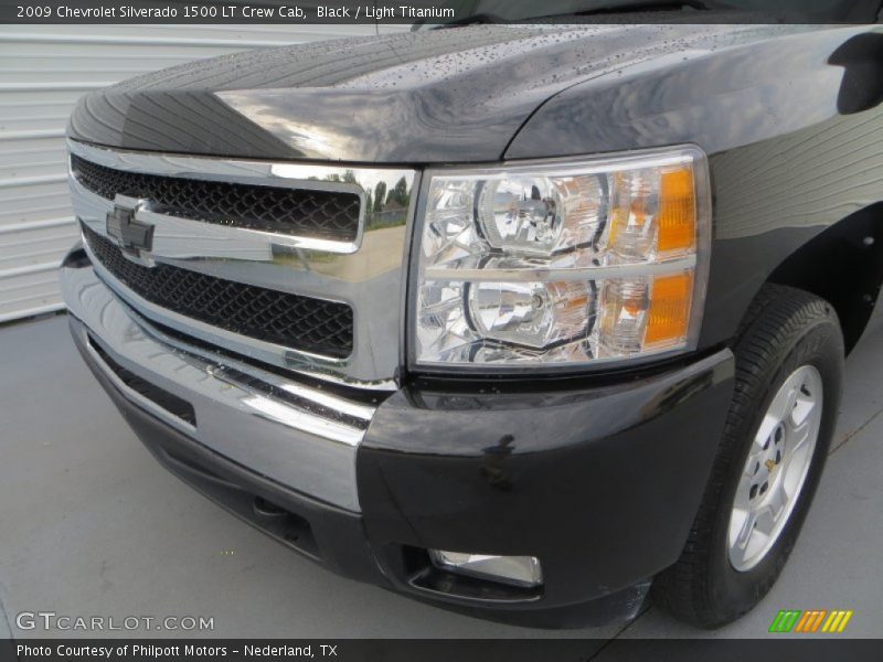 Black / Light Titanium 2009 Chevrolet Silverado 1500 LT Crew Cab