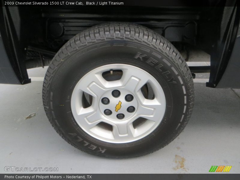 Black / Light Titanium 2009 Chevrolet Silverado 1500 LT Crew Cab