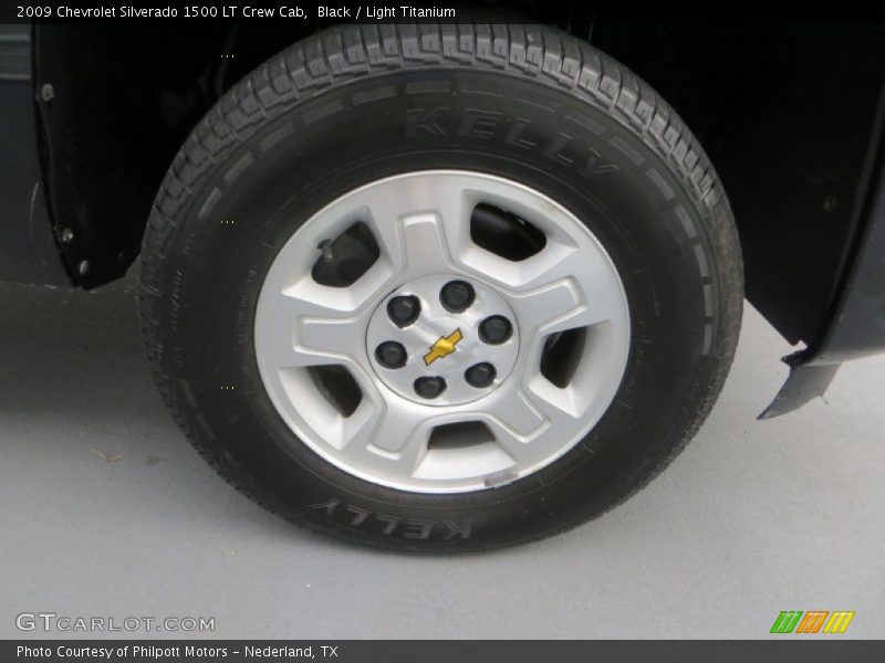 Black / Light Titanium 2009 Chevrolet Silverado 1500 LT Crew Cab