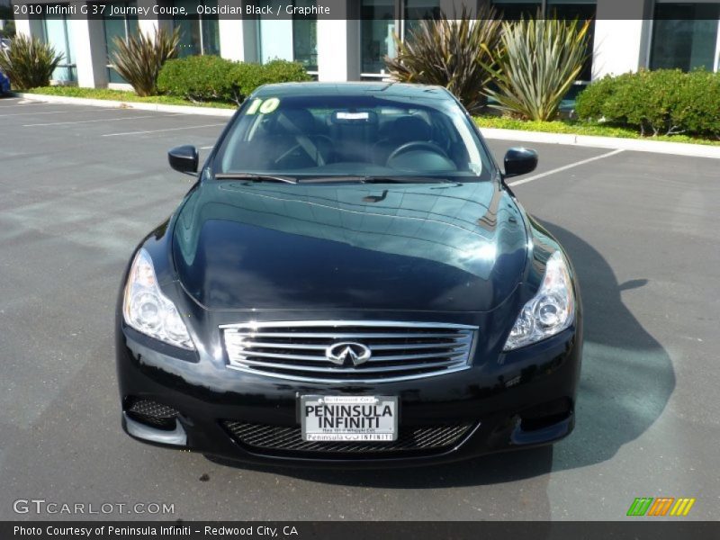 Obsidian Black / Graphite 2010 Infiniti G 37 Journey Coupe