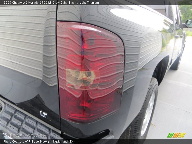 Black / Light Titanium 2009 Chevrolet Silverado 1500 LT Crew Cab