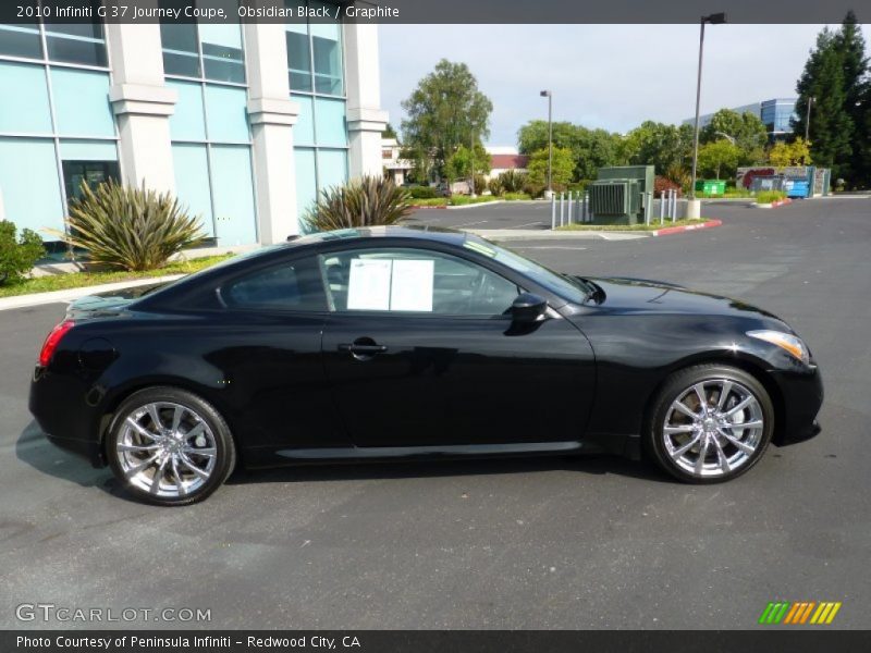 Obsidian Black / Graphite 2010 Infiniti G 37 Journey Coupe