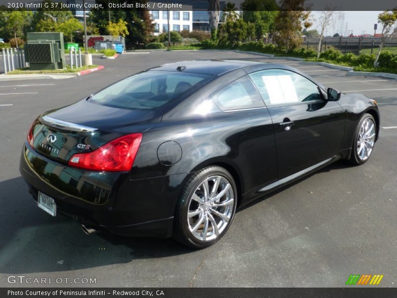 Obsidian Black / Graphite 2010 Infiniti G 37 Journey Coupe