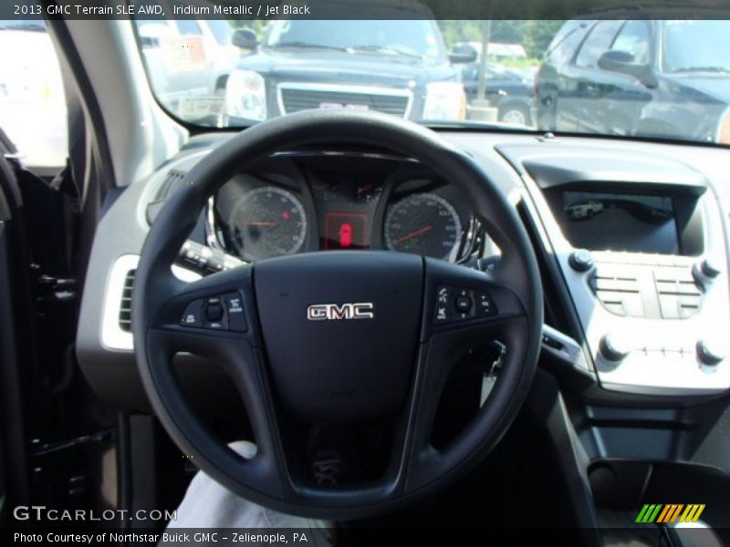 Iridium Metallic / Jet Black 2013 GMC Terrain SLE AWD
