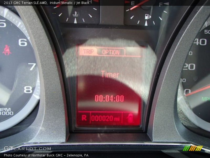 Iridium Metallic / Jet Black 2013 GMC Terrain SLE AWD