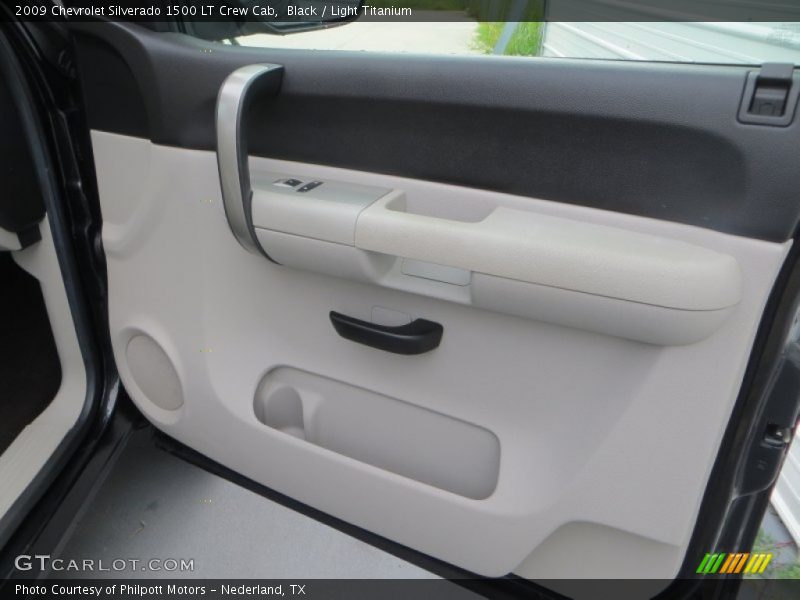 Black / Light Titanium 2009 Chevrolet Silverado 1500 LT Crew Cab