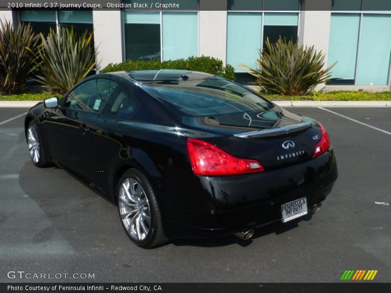 Obsidian Black / Graphite 2010 Infiniti G 37 Journey Coupe