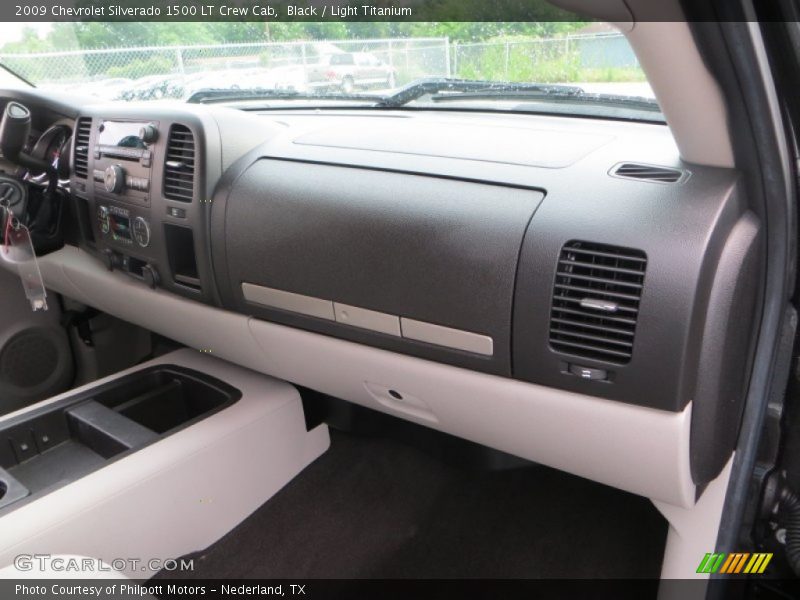 Black / Light Titanium 2009 Chevrolet Silverado 1500 LT Crew Cab