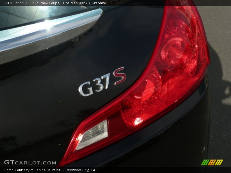 Obsidian Black / Graphite 2010 Infiniti G 37 Journey Coupe