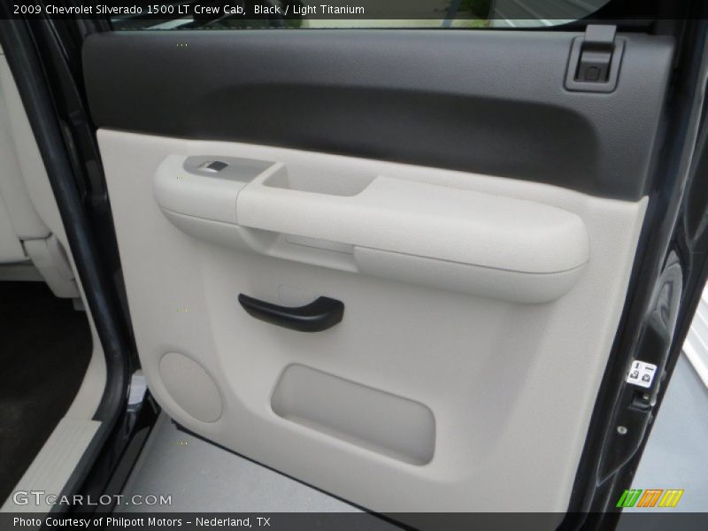 Black / Light Titanium 2009 Chevrolet Silverado 1500 LT Crew Cab