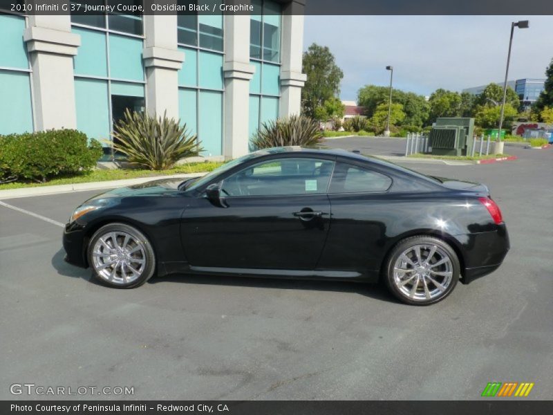 Obsidian Black / Graphite 2010 Infiniti G 37 Journey Coupe