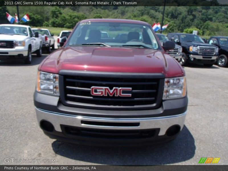 Sonoma Red Metallic / Dark Titanium 2013 GMC Sierra 1500 Regular Cab 4x4