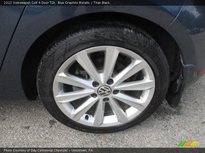 Blue Graphite Metallic / Titan Black 2012 Volkswagen Golf 4 Door TDI