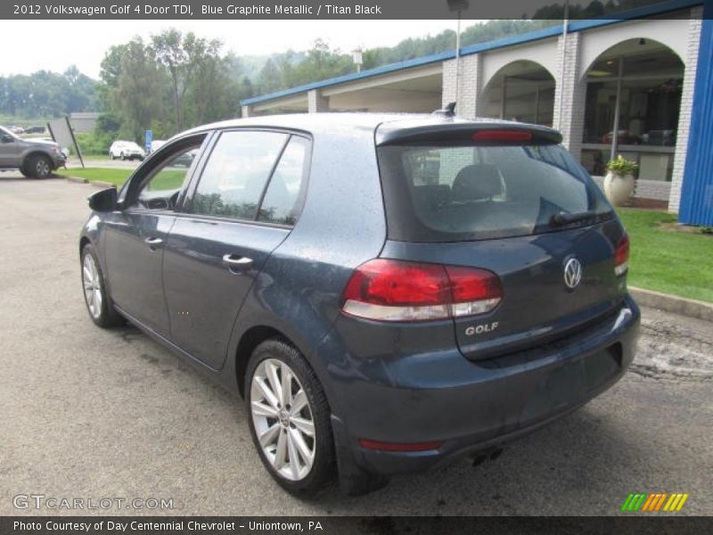 Blue Graphite Metallic / Titan Black 2012 Volkswagen Golf 4 Door TDI