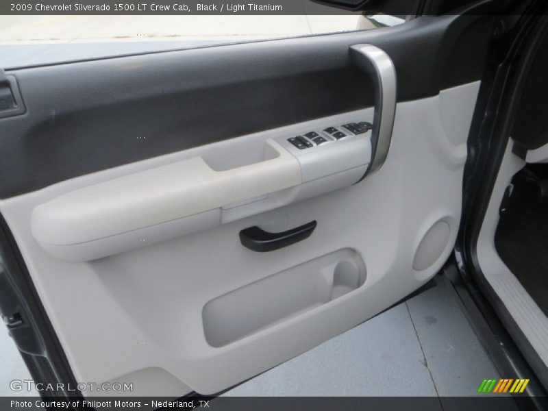 Black / Light Titanium 2009 Chevrolet Silverado 1500 LT Crew Cab