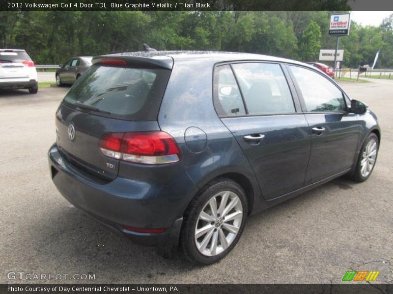 Blue Graphite Metallic / Titan Black 2012 Volkswagen Golf 4 Door TDI