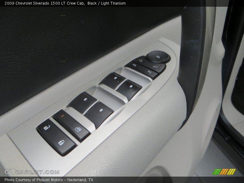 Black / Light Titanium 2009 Chevrolet Silverado 1500 LT Crew Cab