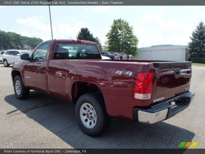 Sonoma Red Metallic / Dark Titanium 2013 GMC Sierra 1500 Regular Cab 4x4