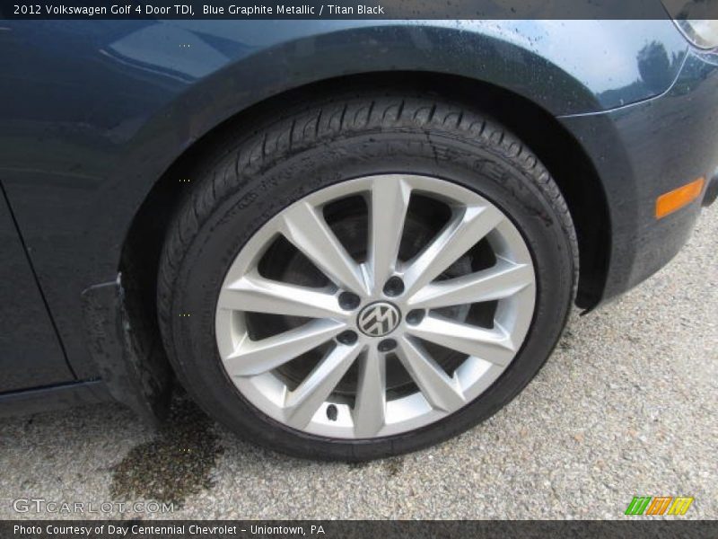 Blue Graphite Metallic / Titan Black 2012 Volkswagen Golf 4 Door TDI