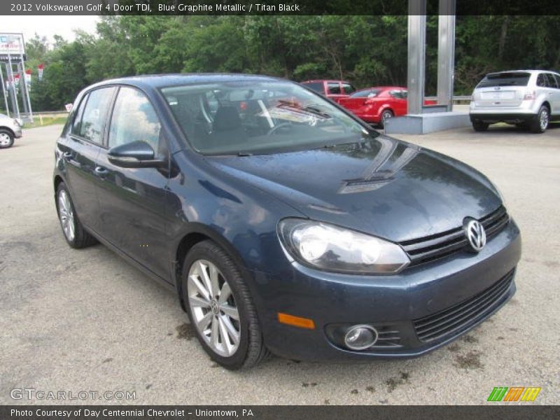 Front 3/4 View of 2012 Golf 4 Door TDI