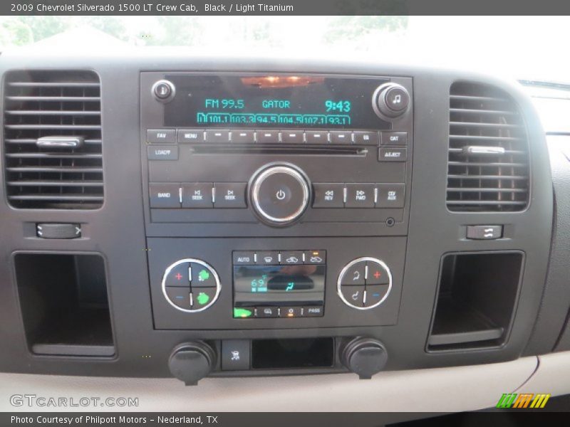 Black / Light Titanium 2009 Chevrolet Silverado 1500 LT Crew Cab