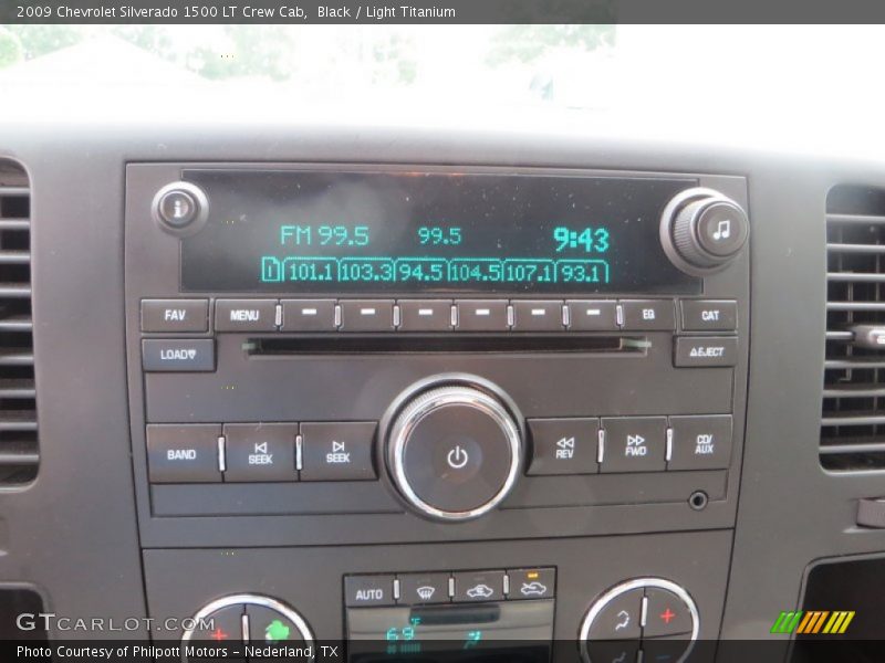 Black / Light Titanium 2009 Chevrolet Silverado 1500 LT Crew Cab