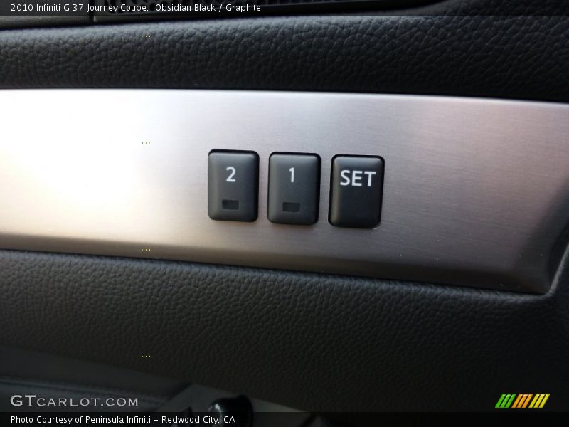 Obsidian Black / Graphite 2010 Infiniti G 37 Journey Coupe