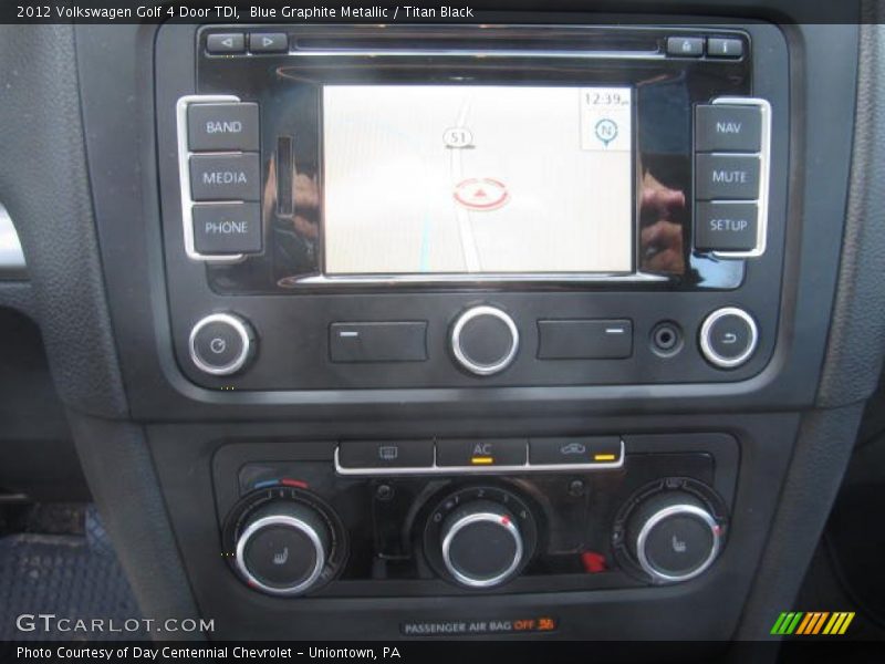 Blue Graphite Metallic / Titan Black 2012 Volkswagen Golf 4 Door TDI