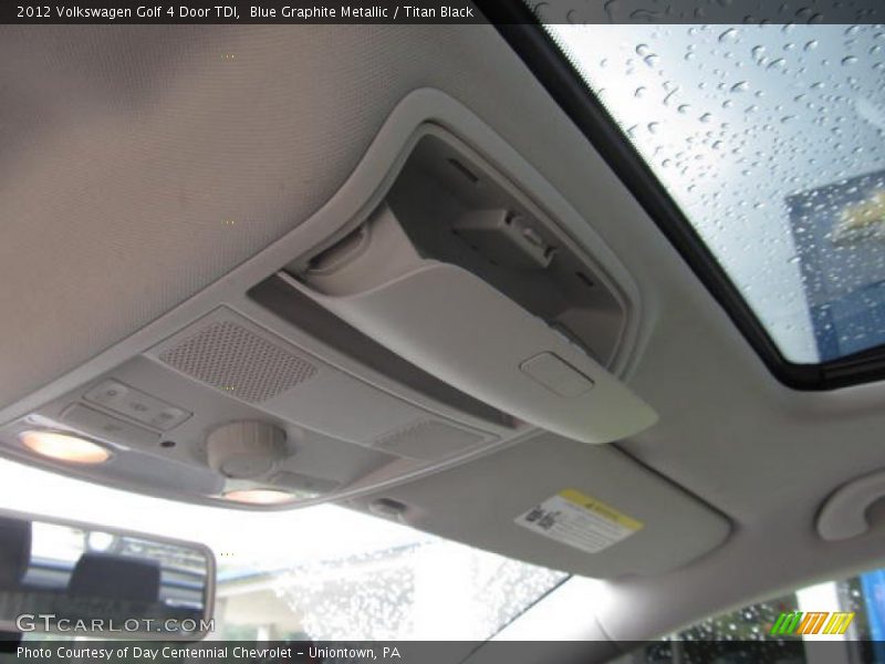 Blue Graphite Metallic / Titan Black 2012 Volkswagen Golf 4 Door TDI