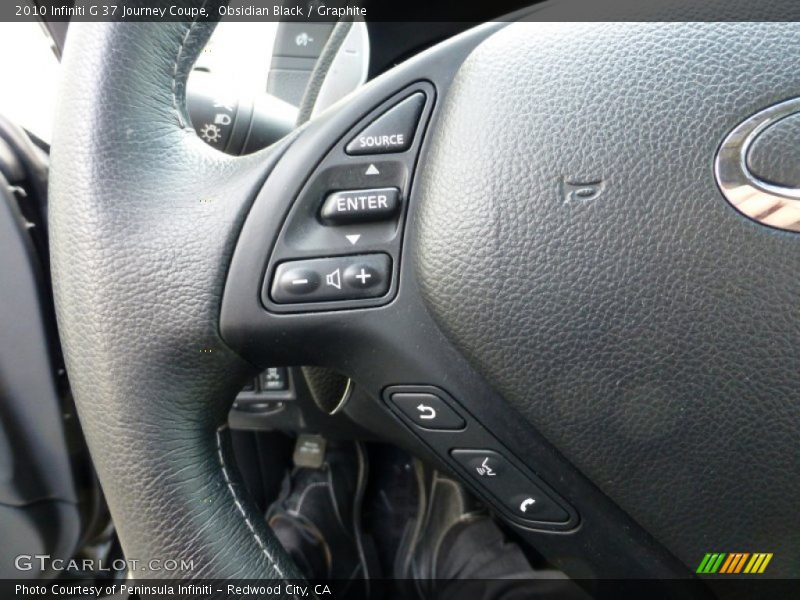 Obsidian Black / Graphite 2010 Infiniti G 37 Journey Coupe