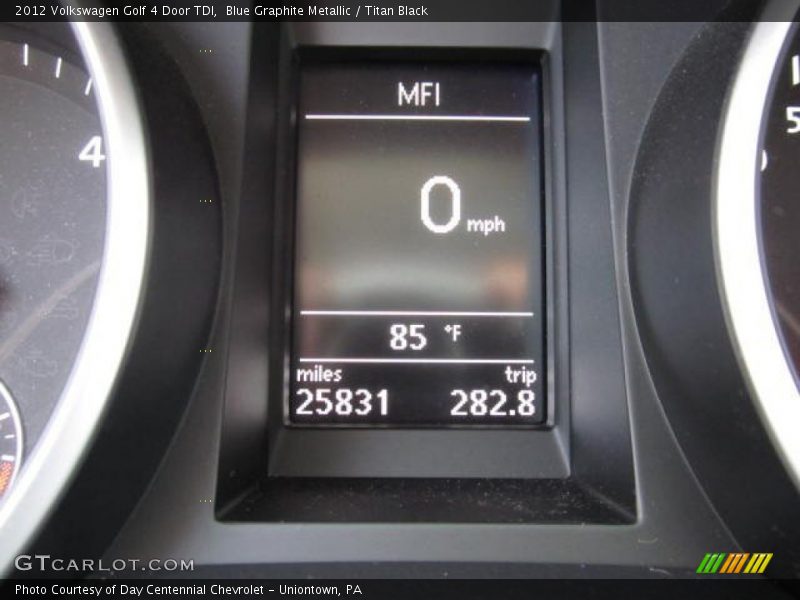 Blue Graphite Metallic / Titan Black 2012 Volkswagen Golf 4 Door TDI
