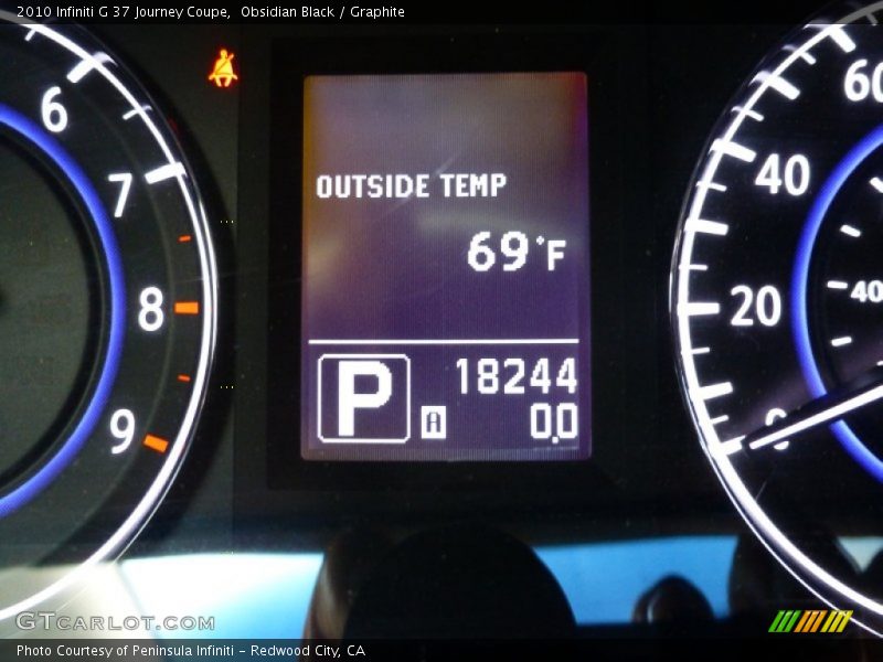 Obsidian Black / Graphite 2010 Infiniti G 37 Journey Coupe