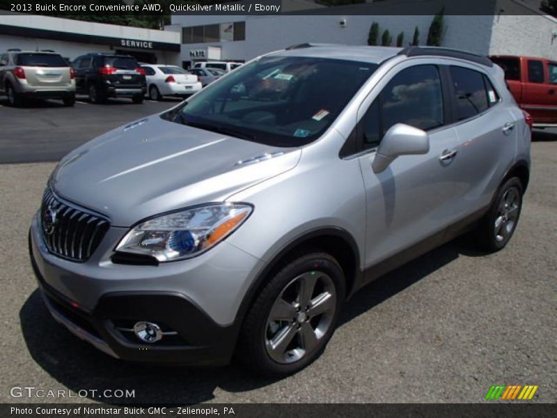 Quicksilver Metallic / Ebony 2013 Buick Encore Convenience AWD