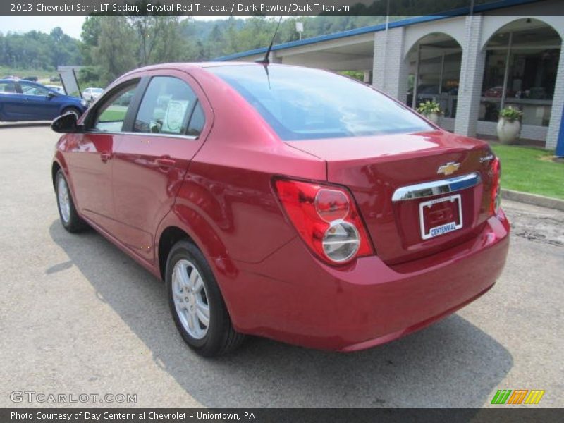 Crystal Red Tintcoat / Dark Pewter/Dark Titanium 2013 Chevrolet Sonic LT Sedan