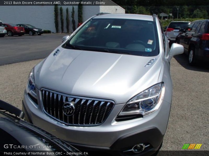 Quicksilver Metallic / Ebony 2013 Buick Encore Convenience AWD