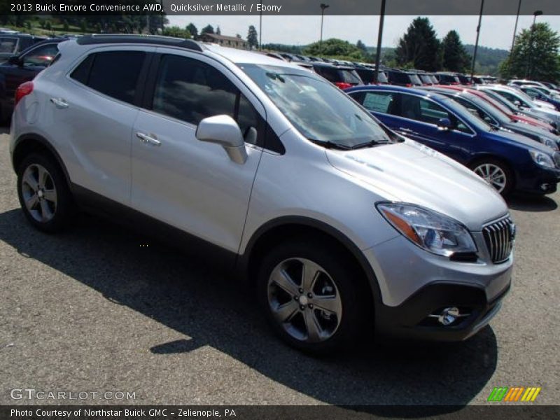 Quicksilver Metallic / Ebony 2013 Buick Encore Convenience AWD