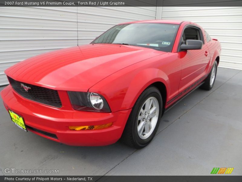 Torch Red / Light Graphite 2007 Ford Mustang V6 Premium Coupe
