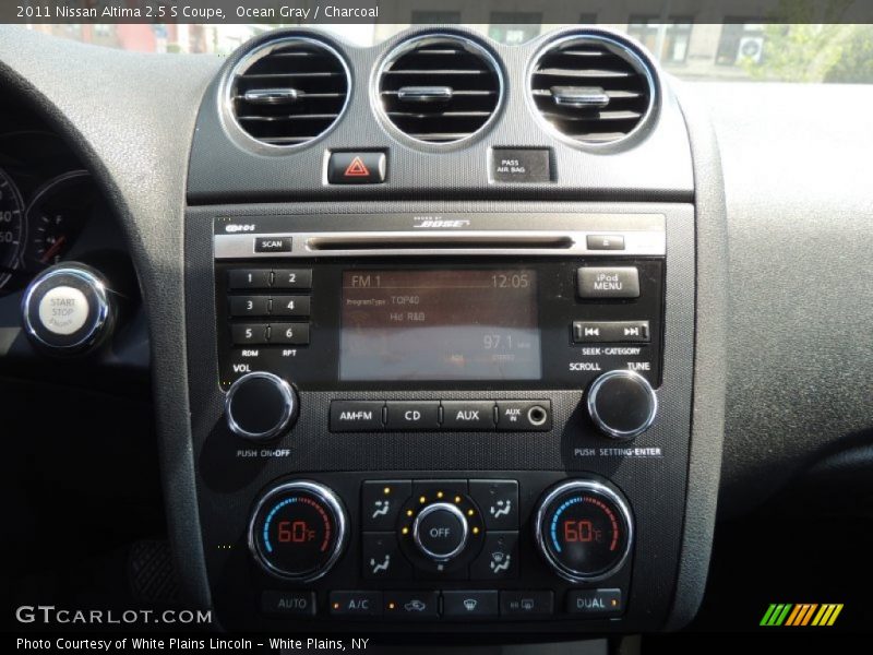 Ocean Gray / Charcoal 2011 Nissan Altima 2.5 S Coupe