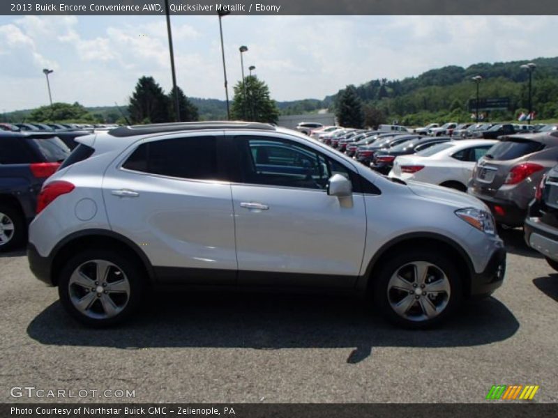Quicksilver Metallic / Ebony 2013 Buick Encore Convenience AWD