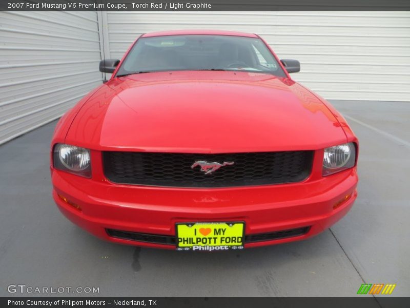 Torch Red / Light Graphite 2007 Ford Mustang V6 Premium Coupe